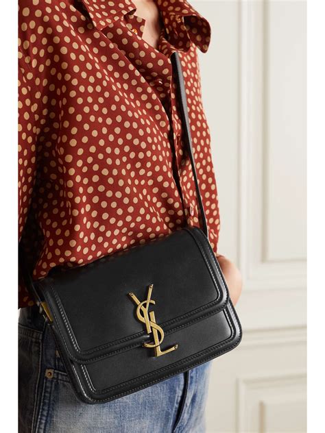 ysl saffiano|SAINT LAURENT Solferino small leather shoulder bag .